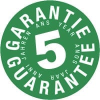 5 years warranty