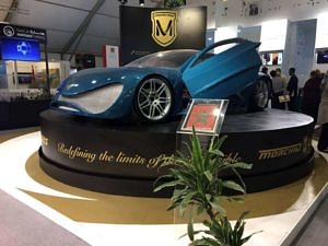 Voiture marocaine électrique à 100 % présentée au COP22