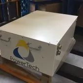 Small footprint : 75x50x30cm. Total weight : 145Kg