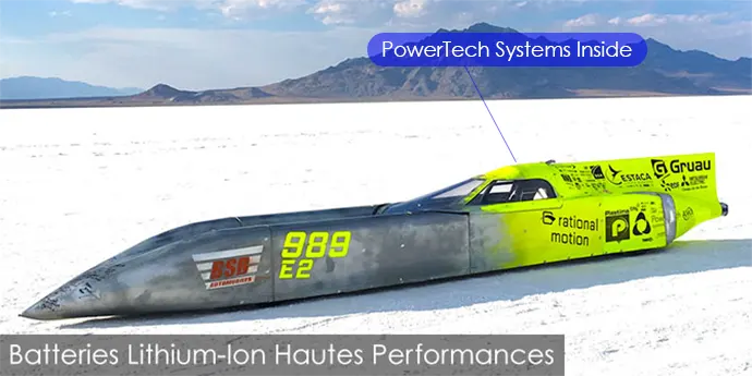 batteries lithium-phosphate de fer à haute performance