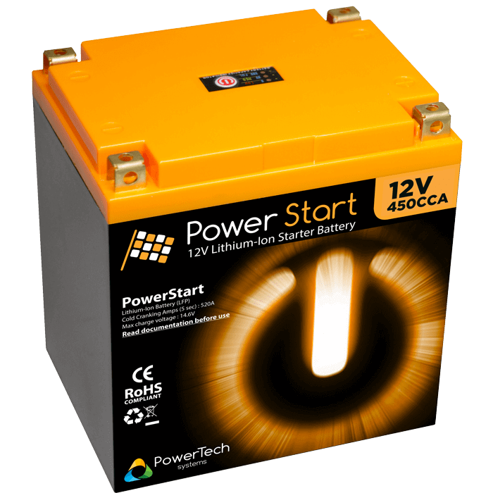 Batterie de démarrage Lithium-Ion PowerStart 12v - 450CCA