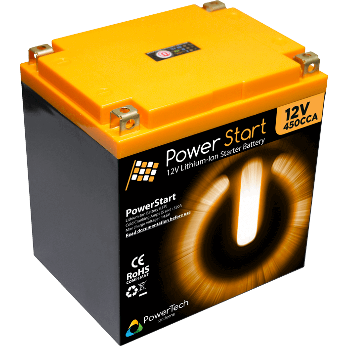 Lithium-ion PowerStart 12V Starter Battery – 450CCA