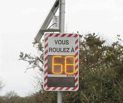 Automatic road radar