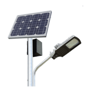 Eclairage public à LED avec batteries lithium PowerBrick®