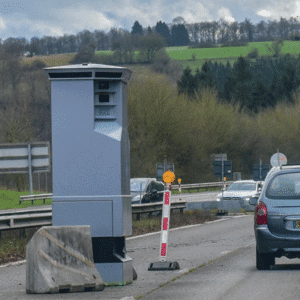 Radar routier équipé de PowerBrick®, Belgique