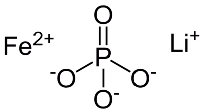 LiFePO4 chemical formula