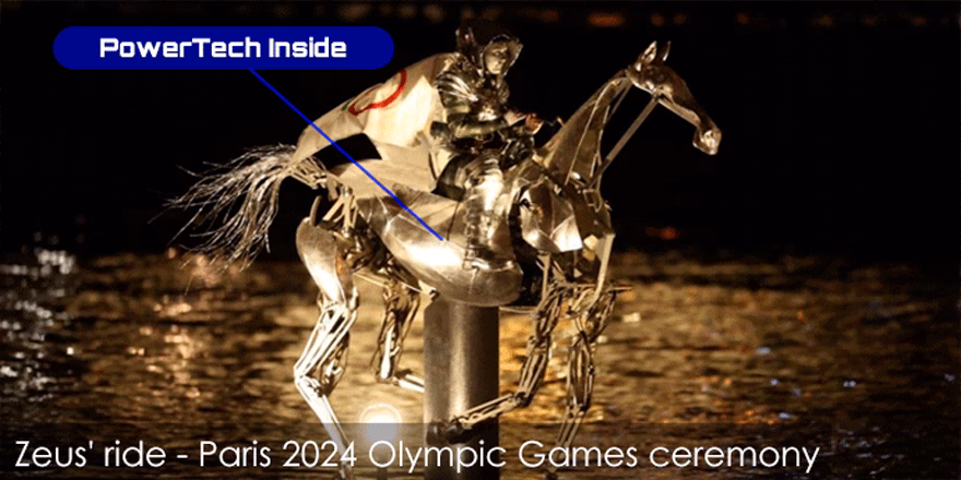 PowerTech Systems powers electric horse at paris 2024 olympic games ceremony