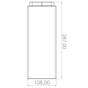 PowerBrick 12V-135Ah-Blade-BT - Vue de face