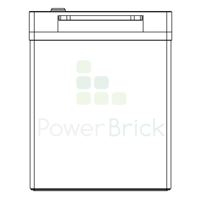 PowerBrick 12V-150Ah - Side