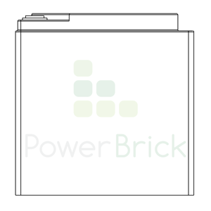 PowerBrick 24V-32Ah - Vue de face