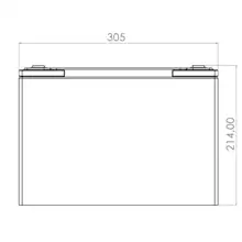 PowerBrick LiFePO4 Solid-State 12V-120Ah-BT - Front - Face avant