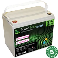 batterie 12V Lithium Ferro Phosphate - PowerBrick «Smart» 12V-100Ah avec équilibrage actif et monitoring BlueTooth