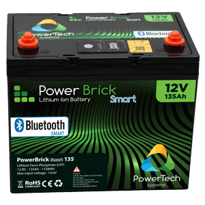 Lithium-Ion Battery 12V - 135Ah - 1.73kWh - PowerBrick Smart BT