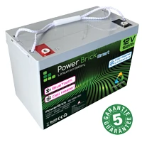 Batterie lithium bms bluetooth et chauffage des cellules - PowerBrick «Smart» 12V-150Ah