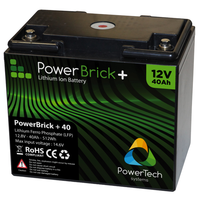 PowerBrick Lithium Battery 12V 20Ah PB+12/20