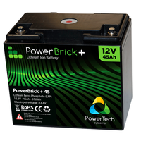 Lithium Ferro Phosphate 12V battery - PowerBrick+ 12V-45Ah