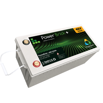 Lithium-Ion Battery 48V - 105Ah - 5.38kWh - PowerBrick+ / LFP battery