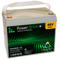 Lithium-Ion Battery 12V - 250Ah - 3.2kWh - PowerBrick+ LifePO4 battery